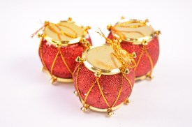Set 3 tambores Navidad ROJO (2)
